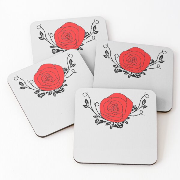 Item preview, Floral Elegance - Crimson Vine Light Edition designed and sold by Sir Meow Meow.
