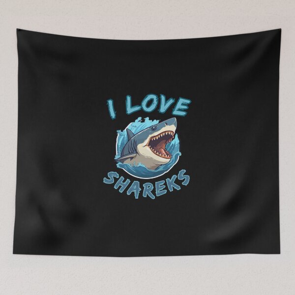 Item preview, I Love Sharks Fisher gift designed and sold by Clouth Clothing  ⭐⭐⭐⭐⭐.