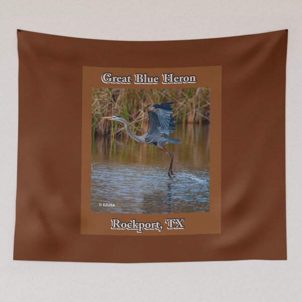 Item preview, For The Bird Lover In You: Great Blue Heron, Rockport, Texas designed and sold by MoreEZUSA-Here.