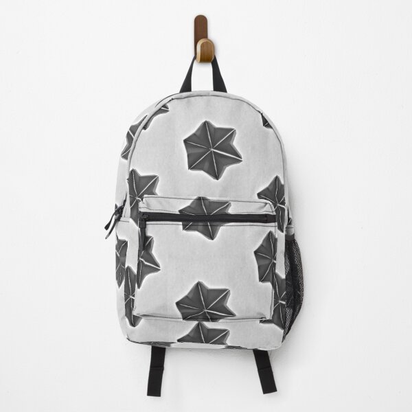 Item preview, hexagon metalic composition of three-dimensional triangular shapes designed and sold by colorfulglee.