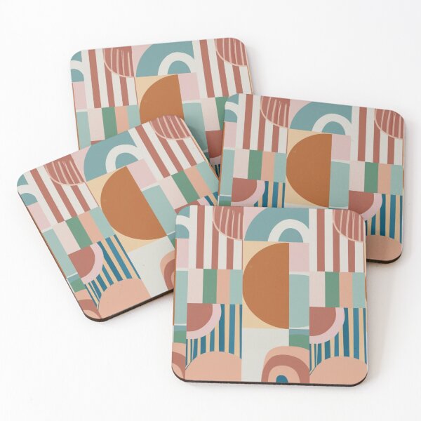 Item preview, New Boho Art Abstract Pattern in beige green and brown designed and sold by Ndli.