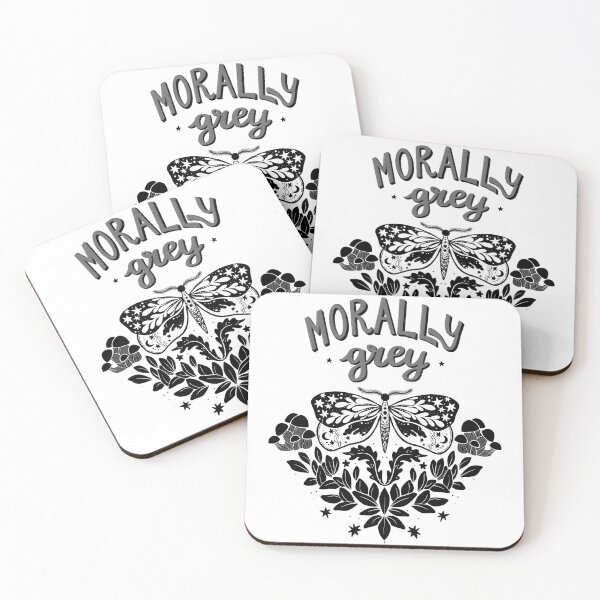 Item preview, Morally Grey - book trope designed and sold by tanyadistudio.