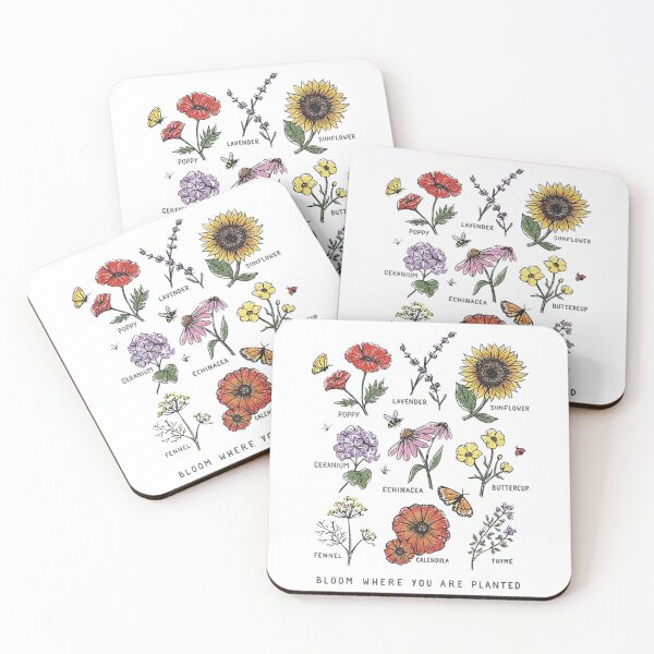 Item preview, Bloom Where You Are Planted Botanican Flowers designed and sold by Mikhailaw.