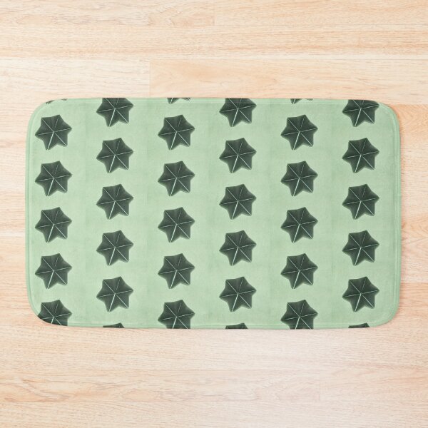 Item preview, green composition of three-dimensional triangular shapes designed and sold by colorfulglee.