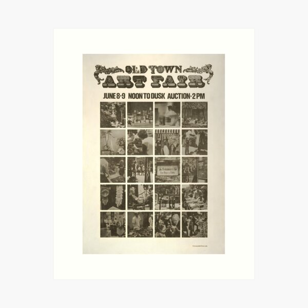 Item preview, 1974 Old Town Art Fair designed and sold by Old Town Triangle Association.