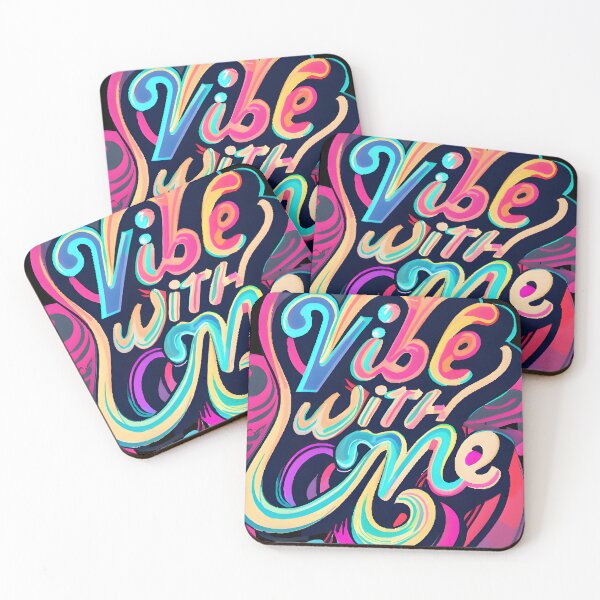 Item preview, Vibe With Me Psychedelic Wave Art designed and sold by QuietJamsDesign.