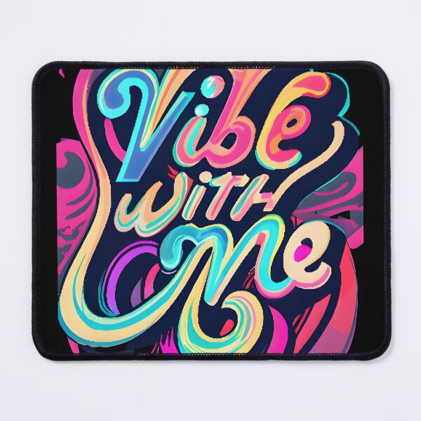 Item preview, Vibe With Me Psychedelic Wave Art designed and sold by QuietJamsDesign.