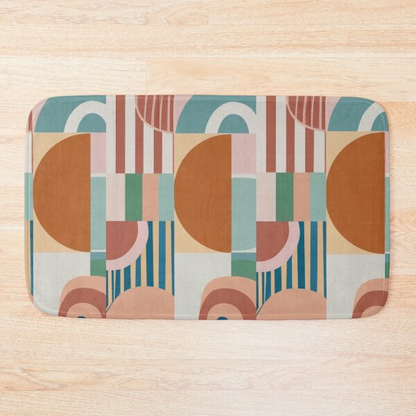 Item preview, New Boho Art Abstract Pattern in beige green and brown designed and sold by Ndli.