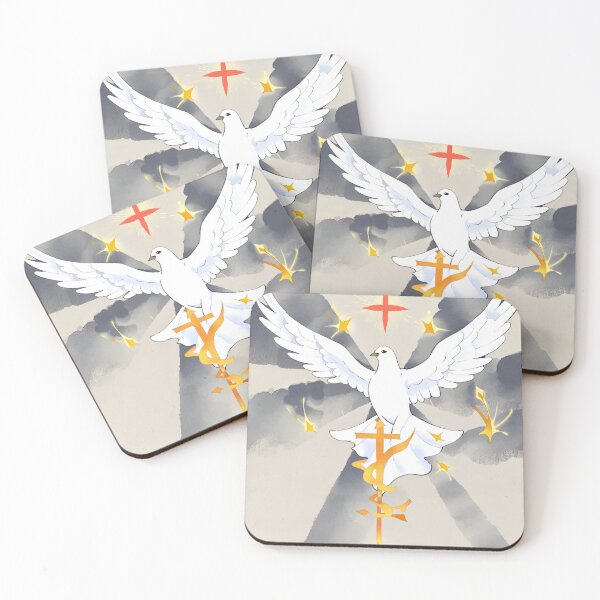 Item preview, Divine & Powerful - Holy Dove High-Resolution Acrylic Art | Colorful, Divine designed and sold by TrustInGrace.