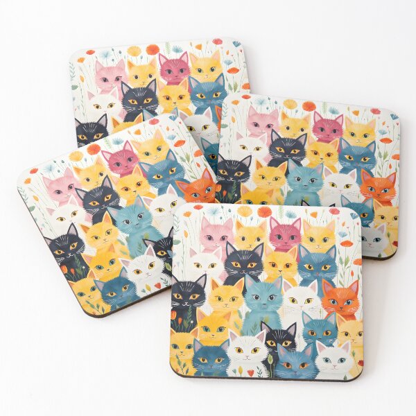 Item preview, Boho Cat Pattern 1 designed and sold by Sophisticas.