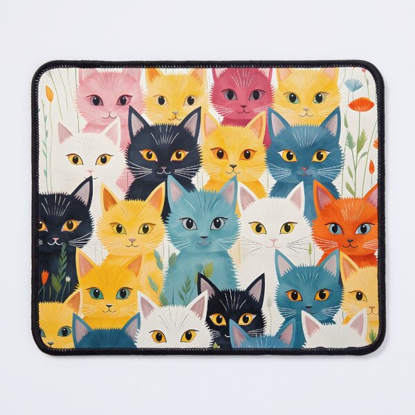 Item preview, Boho Cat Pattern 1 designed and sold by Sophisticas.