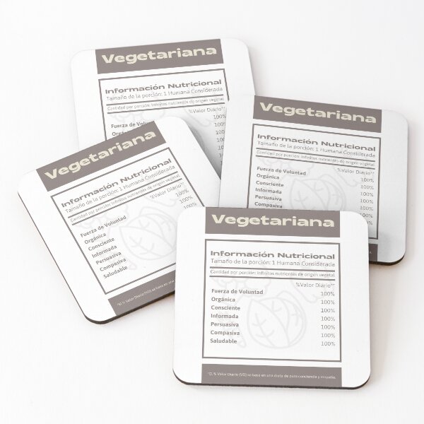 Item preview, Vegetarian Nutrition Facts Women's T-shirt in Spanish designed and sold by CoCre8tive.