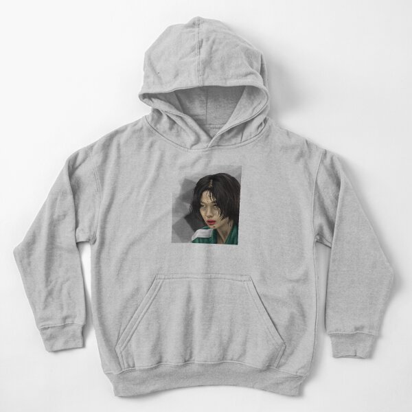 067 Squid Game - Kang Sae-byeok Kids Pullover Hoodie