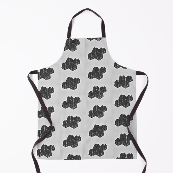 Item preview, hexagon composition of three-dimensional triangular shapes designed and sold by colorfulglee.