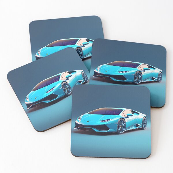 Item preview, Cyan Lamborghini Huracan designed and sold by FarOutTees.