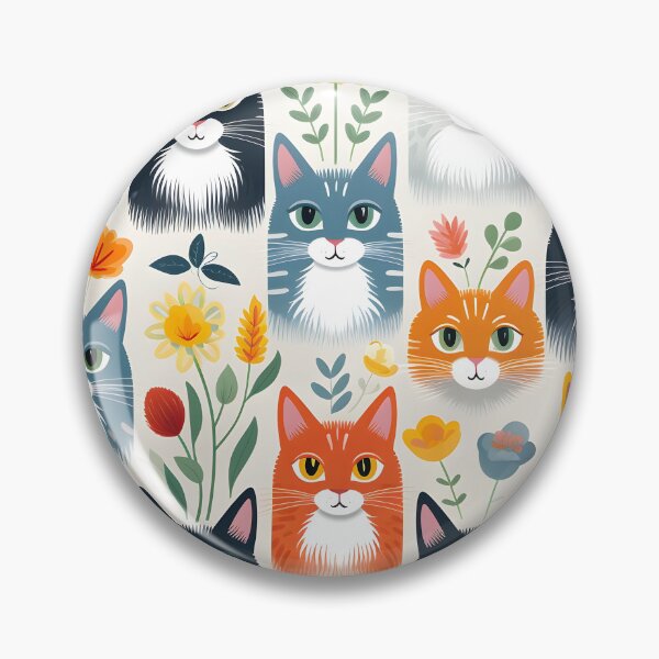 Item preview, Boho Cat Pattern 2 designed and sold by Sophisticas.