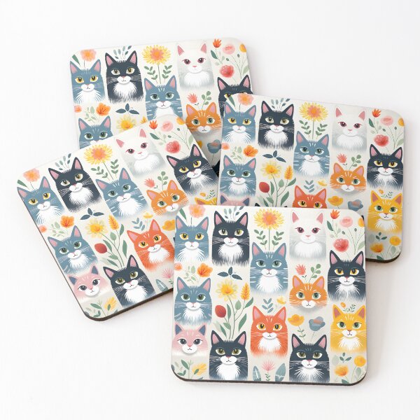 Item preview, Boho Cat Pattern 2 designed and sold by Sophisticas.