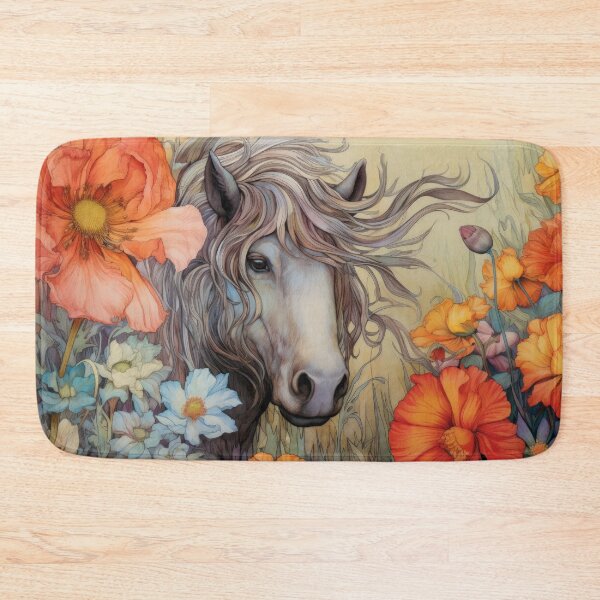 Item preview, Pony in the Poppies designed and sold by Peonysunday.