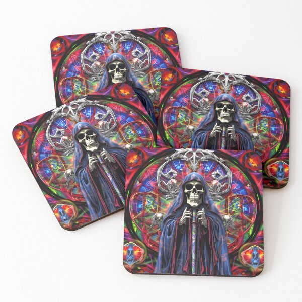 Item preview, “Kaleidoscope Master Skull Colorful” designed and sold by Art-Vortex-fr.