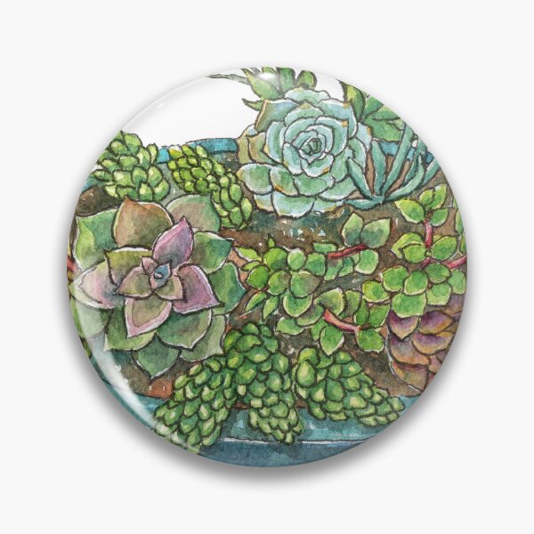 Item preview, Round Succulent Garden designed and sold by Patricia-Studio.