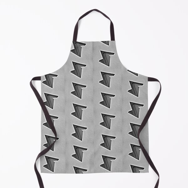 Item preview, metalic composition of three-dimensional triangular shapes designed and sold by colorfulglee.