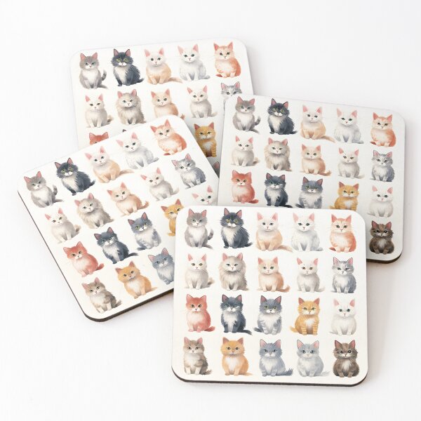 Item preview, Cute Kitten Pattern designed and sold by Sophisticas.