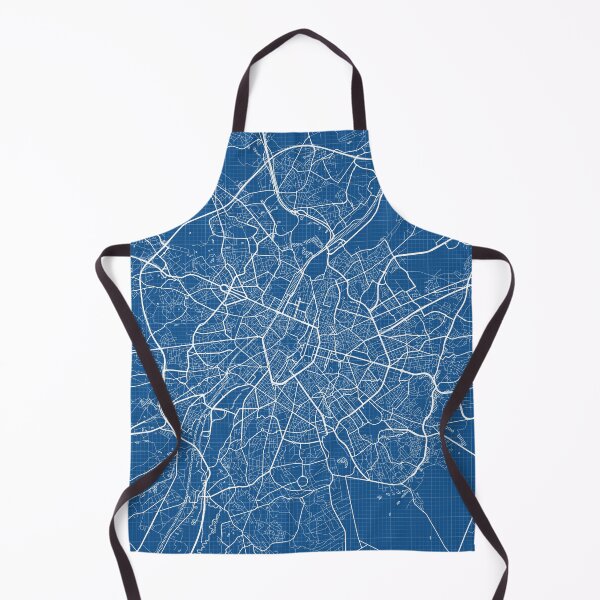 Item preview, Brussels City Map of Belgium - Blueprint designed and sold by deMAP.