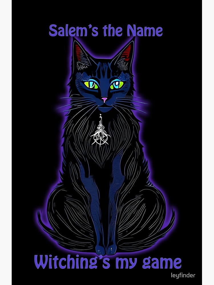 Halloween Bewitching Black Cat: Add Some Magic Today Greeting Card