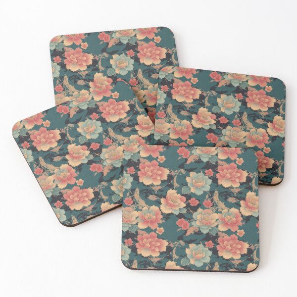 Item preview, Oriental flowers 108 designed and sold by DoodleLandShop.