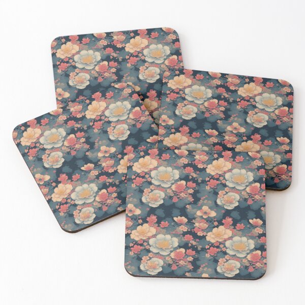 Item preview, Oriental flowers 109 designed and sold by DoodleLandShop.