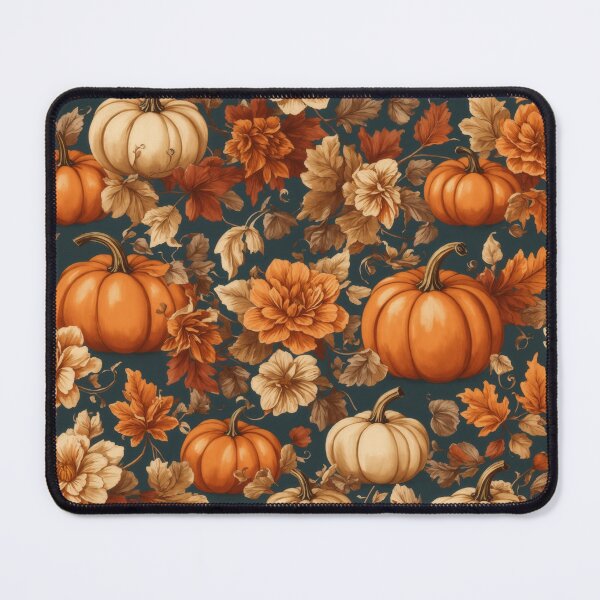 Item preview, Vintage Halloween Flower and Pumpkin Pattern Background, Fall Vintage Halloween Flower and Pumpkin Pattern Background designed and sold by raveenext.