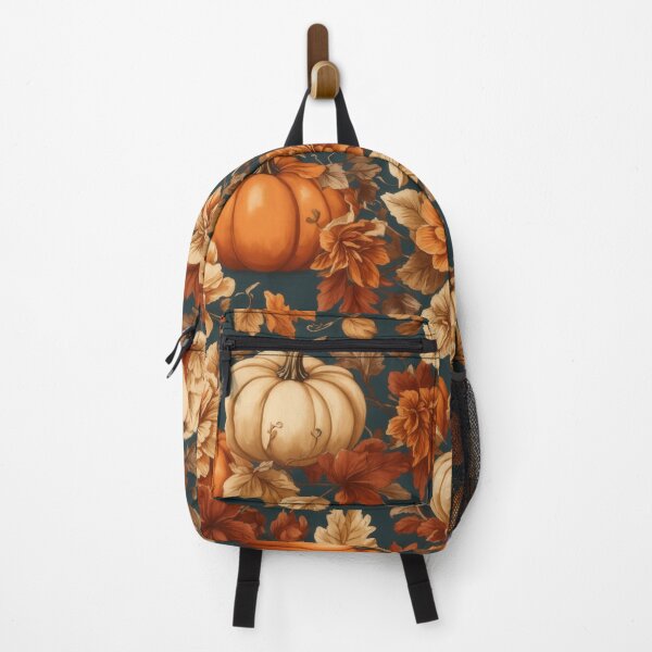 Item preview, Vintage Halloween Flower and Pumpkin Pattern Background, Fall Vintage Halloween Flower and Pumpkin Pattern Background designed and sold by raveenext.
