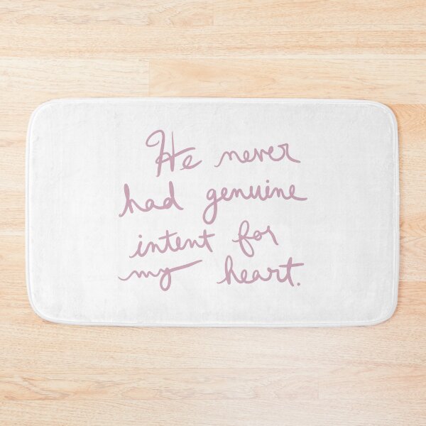 Item preview, He Never had Genuine Intent for My Heart designed and sold by abeink.