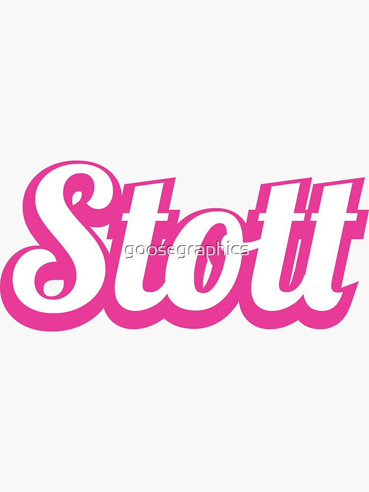 Stott Powder Blue Jersey Sticker for Sale by goosegraphics