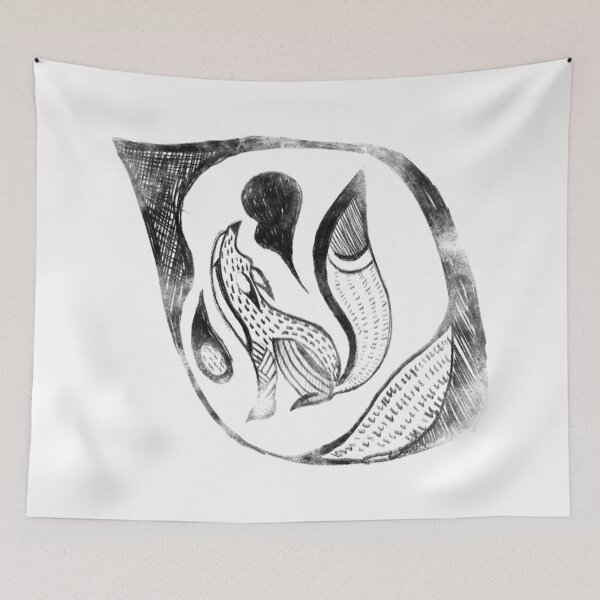 Item preview, Inuit art Fox designed and sold by ElLocoMus.
