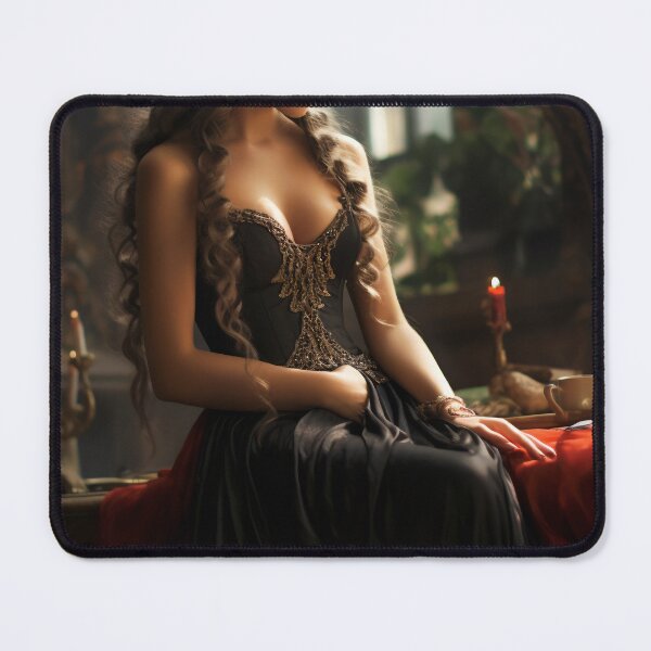 Item preview, Ethereal Elegance: A Timeless Muse in Braided Splendor designed and sold by oanaunciuleanu.