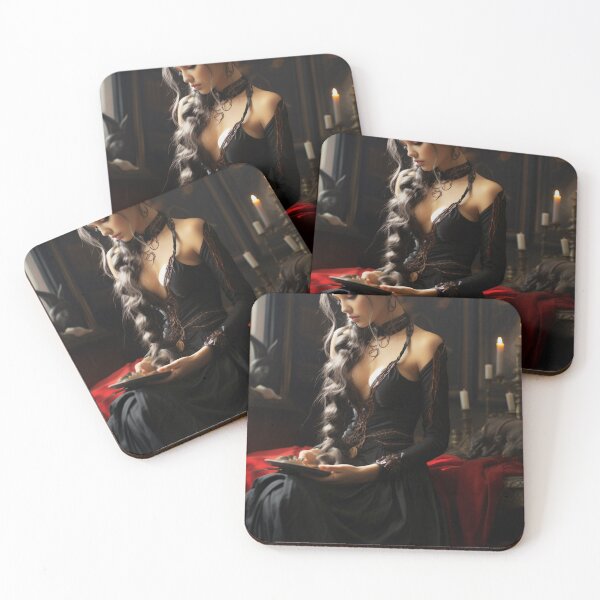 Item preview, Ethereal Elegance: A Timeless Muse in Braided Splendor designed and sold by oanaunciuleanu.