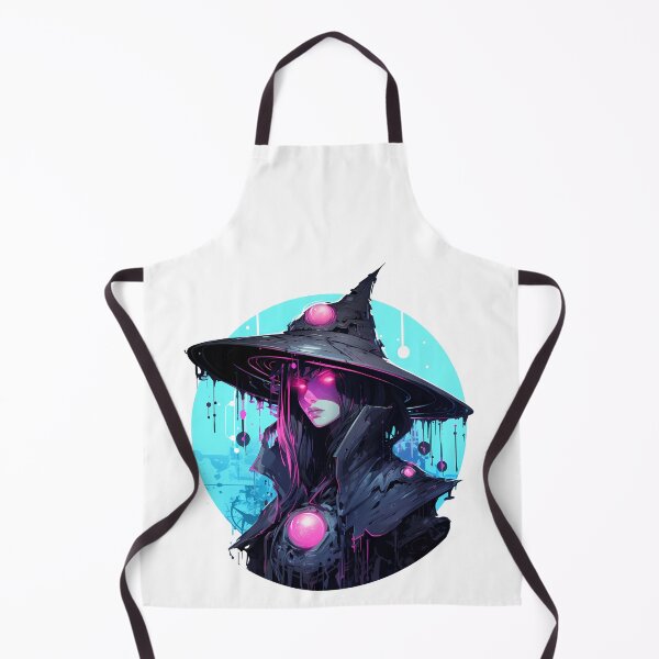 Item preview, Cyberpunk Witch in Neon Colors designed and sold by SchorlCraft.