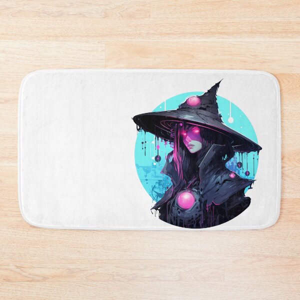 Item preview, Cyberpunk Witch in Neon Colors designed and sold by SchorlCraft.