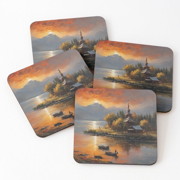 Item preview, Tranquil remote sunset designed and sold by AJSRPrints.