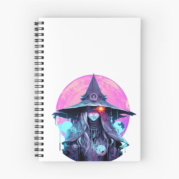 Item preview, Cyberpunk Witch in Neon Colors designed and sold by SchorlCraft.