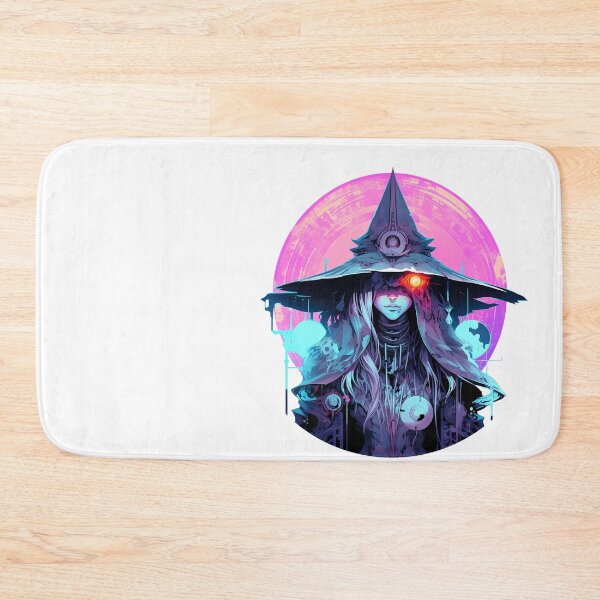 Item preview, Cyberpunk Witch in Neon Colors designed and sold by SchorlCraft.