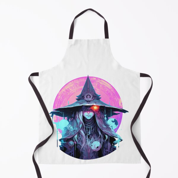 Item preview, Cyberpunk Witch in Neon Colors designed and sold by SchorlCraft.