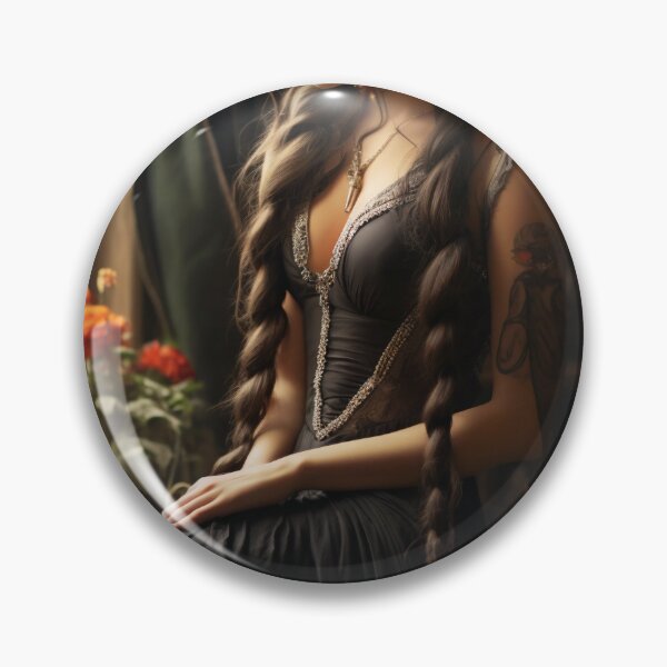 Item preview, Ethereal Elegance: A Timeless Muse in Braided Splendor designed and sold by oanaunciuleanu.