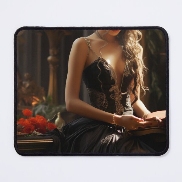 Item preview, Ethereal Elegance: A Timeless Muse in Braided Splendor designed and sold by oanaunciuleanu.