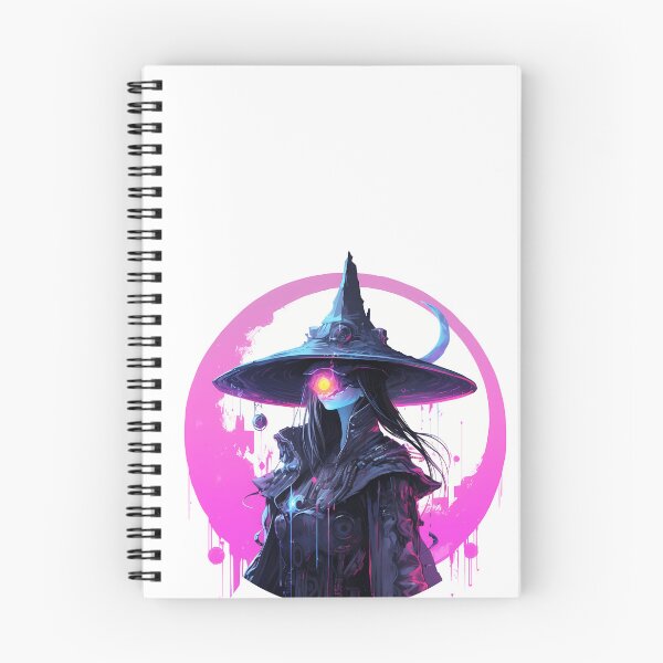 Item preview, Cyberpunk Witch in Neon Colors designed and sold by SchorlCraft.