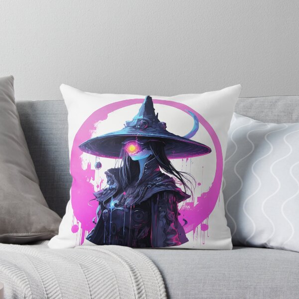 Item preview, Cyberpunk Witch in Neon Colors designed and sold by SchorlCraft.