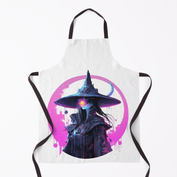 Item preview, Cyberpunk Witch in Neon Colors designed and sold by SchorlCraft.