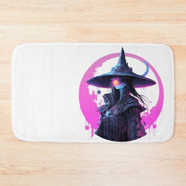 Item preview, Cyberpunk Witch in Neon Colors designed and sold by SchorlCraft.
