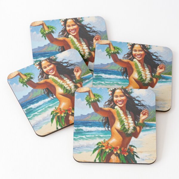 Item preview, Hula Dancer - Pacific Islands Series designed and sold by AUTHENTIC AMERICANA ARTS.